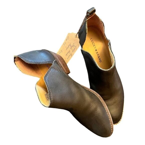 Lucky Brand Shoes - Lucky Brand Black Ankle‎ Booties Women's 7.5